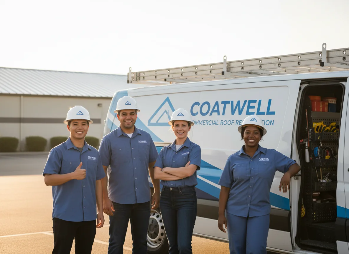 Commercial roof coating company in Hunt, TX